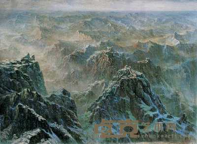 吴桂平 山舞银蛇 100×72.7cm
